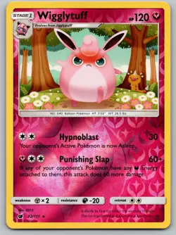 Wigglytuff Crimson Invasion 72/111 Reverse Holo NM - Image 1