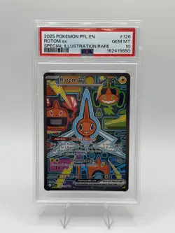 Pokemon Rotom ex 126/094 Phantasmal Flames SIR Holo PSA 10 - Image 1