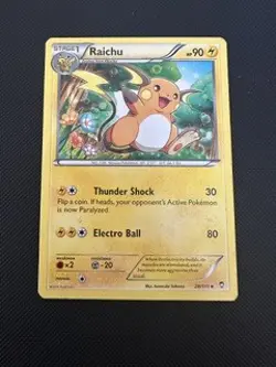 Raichu 28/111 XY - Furious Fists Pokemon TCG LP - Image 1