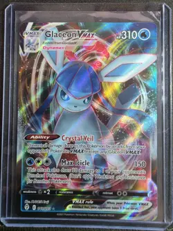 Pokemon TCG Glaceon VMAX Evolving Skies 041/203 Holo Ultra Rare - Image 1