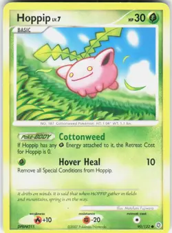 Hoppip 90/132 Common Secret Wonders Pokemon Lightly Played - Image 1