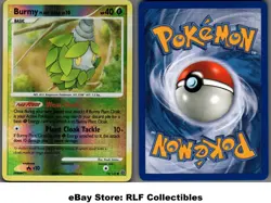 2007 Pokemon, D&P Secret Wonders, #78/132 Burmy Lv. 10, Reverse Holo Common - Image 1