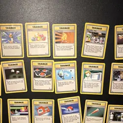 Pokemon TCG Base Set Trainer Collection 24 Card Lot - Image 4