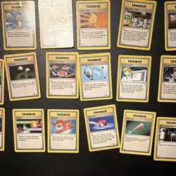 Pokemon TCG Base Set Trainer Collection 24 Card Lot - Image 5