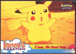 Pokemon C’mon We Need Help 53 Mewtwo Strikes Back Black Topps LP - Image 1