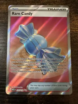 Pokemon TCG Mega Evolution Trainer Holo Card 175/132 Rare Candy - Image 2
