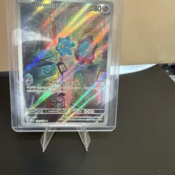 Pokemon Bronzor 170/162 Sv05: Temporal Forces Holo ⚙ - Image 1