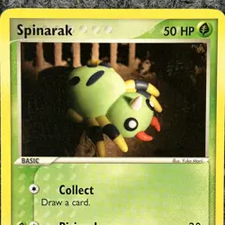 Pokemon TCG Spinarak 78/109 Team Rocket Returns Card - Image 3