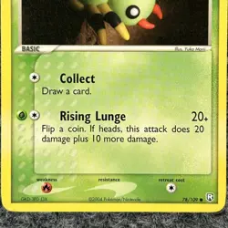 Pokemon TCG Spinarak 78/109 Team Rocket Returns Card - Image 4