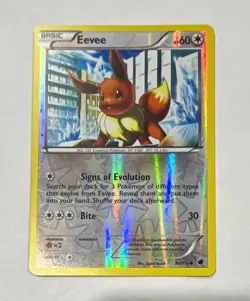Nintendo Pokemon TCG Eevee 90/116 Plasma Freeze Reverse Holo 2013 Uncommon - Image 1