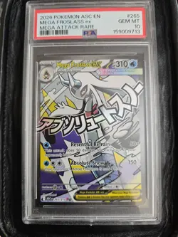 Pokemon Mega Froslass ex 265/217 Ascended Heroes PSA 10 Mega Attack Rare - Image 1