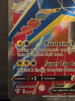 Vikavolt V 180/189 Sw/Sh Darkness Ablaze 2020 English Ultra Rare Full Art - Image 4