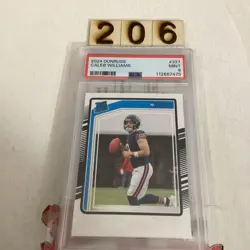 2024 Panini Donruss Caleb Williams #327 Rated Rookie PSA 9 - Image 1