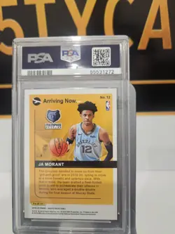 2019-20 Ja Morant PSA 10 GOLD Prizm Rookie RC Hoops Premium Stock Arriving Now - Image 3