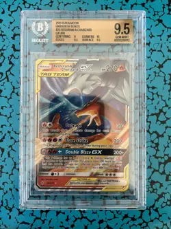 Charizard & Reshiram GX 20/214 Unbroken Bonds BGS 9.5 PSA 10 - Image 1