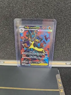 ENGLISH Mega Lucario ex 160/132 Ultra Rare Full Art Pokemon Mega Evolution NM - Image 1