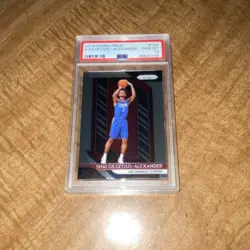 2018-19 Prizm Shai Gilgeous-Alexander #184 RC PSA 10 Clippers Card has damage. - Image 2