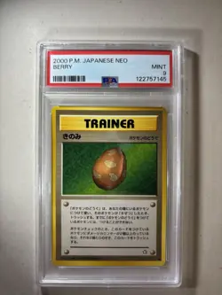 2000 Pokemon Japanese Neo Berry PSA 9 Low Population 🌟 - Image 1