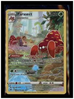 Pokemon Card TCG- Parasect TG01/TG30 Lost Origin Trainer Gallery Holo Ultra Rare - Image 1