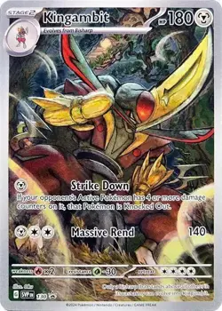 Pokemon TCG: Kingambit 130 Sv: Scarlet & Violet Promo Cards Illustation Rare - Image 1