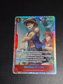 Monkey D Luffy OP14-013 SR One Piece Card - Image 1