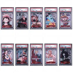 PSA 10 9 One Piece 25th Anniversary Premium Collection Card Sequential Full Set - Image 1