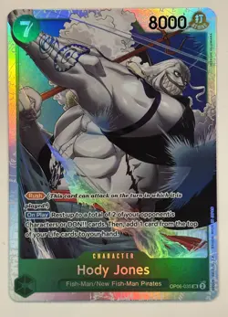 One Piece CCG - OP06-035 Hody Jones SR - M/NM - Image 1