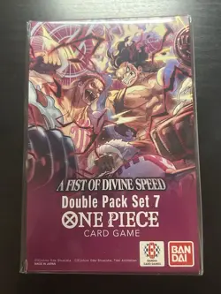 One Piece TCG A Fist of Divine Speed Double Pack Set 7 - DP-07, OP-11 New Sealed - Image 1