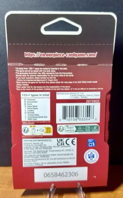 One Piece•CARRYING ON HIS WILL•OP-13•Sleeved Booster Pack Factory Sealed - Image 2