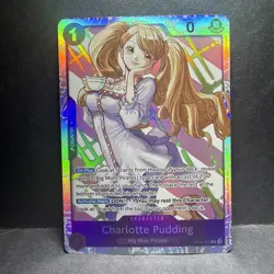 Charlotte Pudding OP11-070 SR ONE PIECE Tcg Card Game NM PURPLE - Image 1