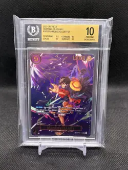 One Piece Card Eng - Monkey D. Luffy #OP09-119 - Carrying On His Will - BGS 10 - Image 1