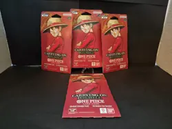 One Piece Carrying on His Will Sleeved Booster (Lot of 4) Sealed - Image 1