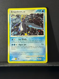 Empoleon 4/130 Diamond and Pearl Holo Pokemon TCG - Image 1