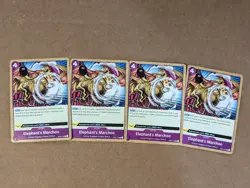 One Piece TCG: Elephant's Marchoo OP01-115 C x4 Playset NM Romance Dawn English - Image 1