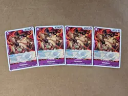 One Piece TCG: Holedem OP01-113 C x4 Playset NM Romance Dawn English - Image 1