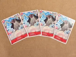 One Piece TCG: Caribou OP01-07 C x4 Playset NM Romance Dawn English - Image 1