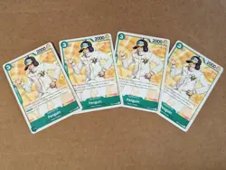 One Piece TCG: Penguin OP01-50 C x4 Playset NM Romance Dawn English - Image 1