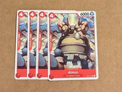 One Piece TCG: Atmos OP02-03 C x4 Playset NM Paramount War English - Image 1