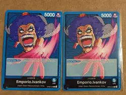 One Piece TCG: Emporio Ivankov OP02-49 L x1 Playset NM Paramount War English - Image 1