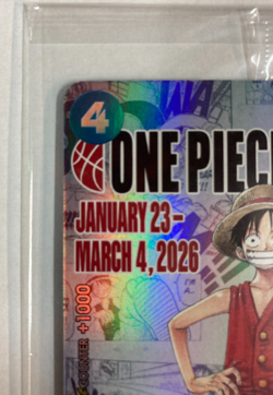 Monkey D. Luffy P-055 One Piece College Basketball US Voyage Promo Card SEALED - Image 3