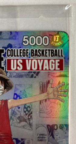 Monkey D. Luffy P-055 One Piece College Basketball US Voyage Promo Card SEALED - Image 4