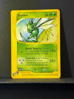 Scyther 057/147 Aquapolis Non-Holo Pokemon TCG - Image 1