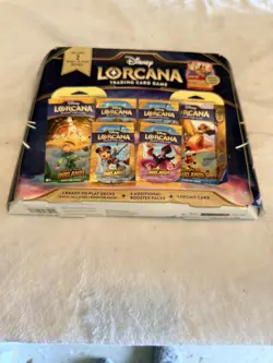 Disney Lorcana Costco Inklands Bundle Box Pirate Mickey Mouse Foil Lot Of 5 - Image 1