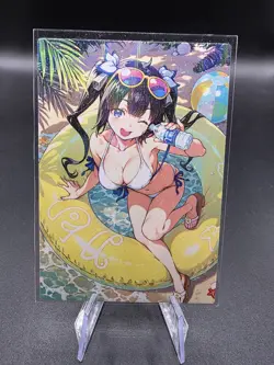 Hestia Holographic Anime Collectible Trading Card - Image 1