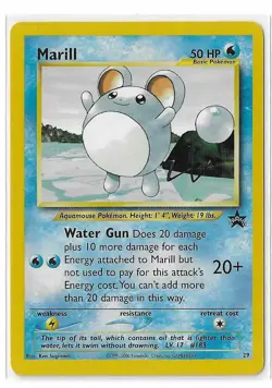 Marill 29 Black Star Promo WOTC Vintage Pokemon TCG Card NM - Image 1