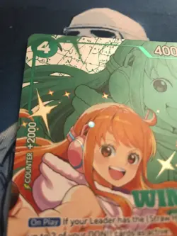 Nami P-102 Winner Stamped Promo One Piece TCG Bandai Card Game - Image 4