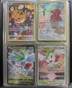 Pokemon Binder Full Lot Of 82 Cards Brilliant Stars Fusion Strike + more NM-Mint - Image 2