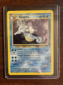 2000 Pokemon Neo Genesis Kingdra Holo Evolution Set #8/111 - Image 2