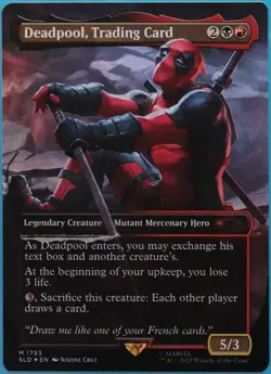 Deadpool, Trading Card (Secret Lair Promo) FOIL MINT MTG CARD (515665) ABUGames - Image 1