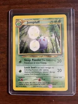 2000 Pokemon Neo Genesis Jumpluff Holo Evolution Set #7/111 - Image 2